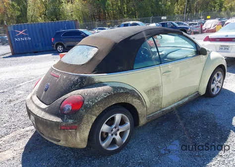 2006 Volkswagen New Beetle Convertible Option Pkg 2 from USA, damaged, VIN 3VWSF31Y26M315897